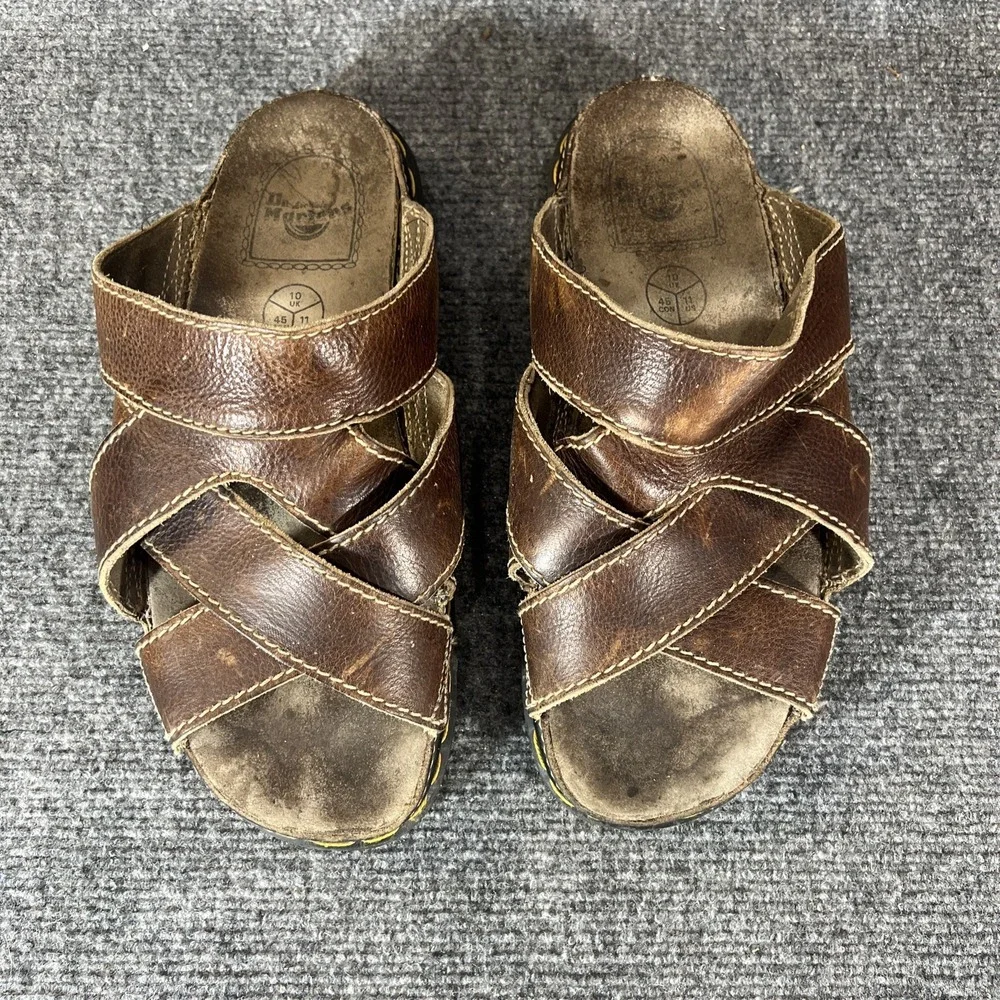 Vintage Dr. Martens England Leather Fisherman Chunky Sandals Y2K 90's Mens 11